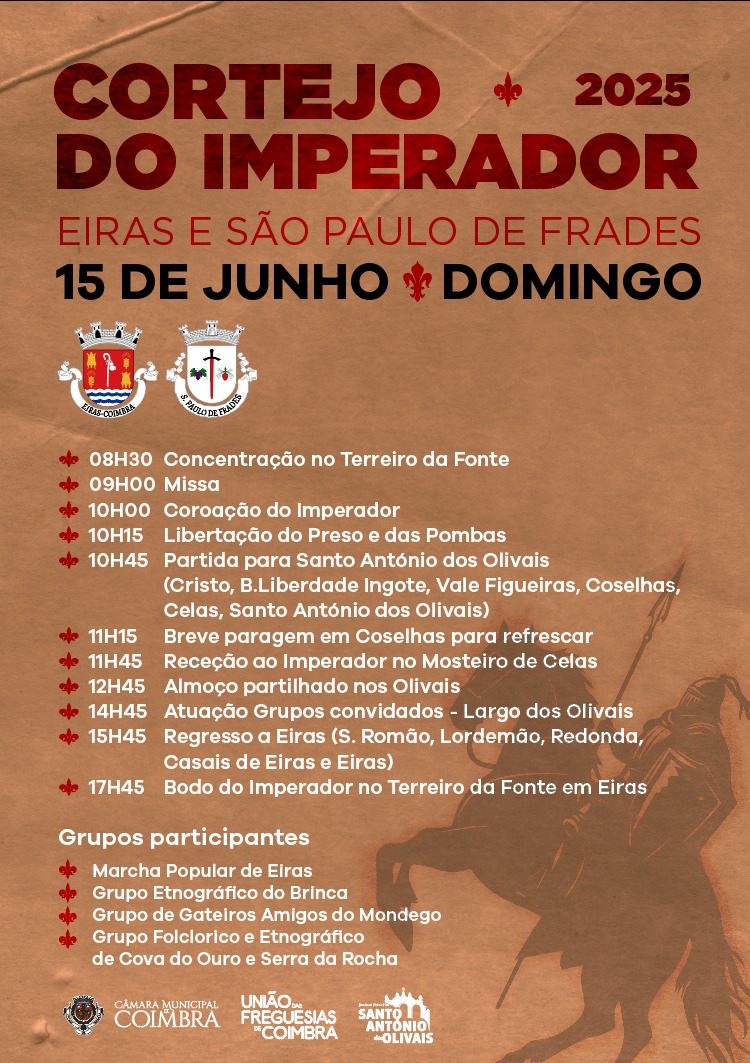 Cortejo do Imperador 2025