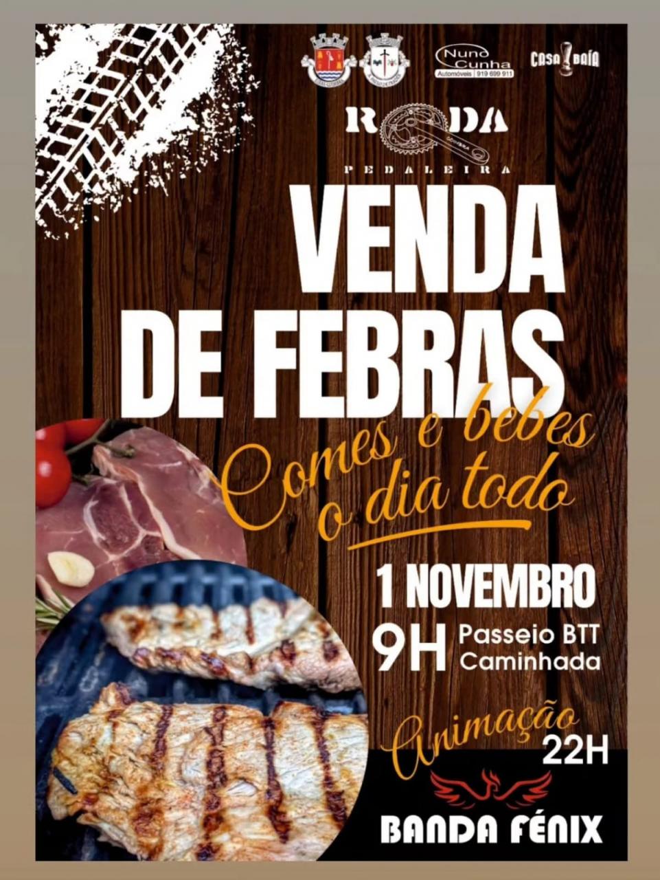 Venda de Febras - Roda Pedaleira