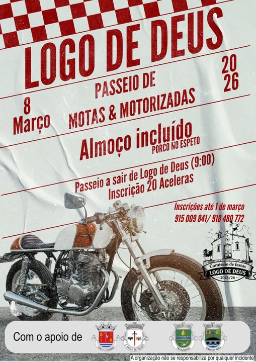 Passeio de Motas & Motorizadas Logo de Deus 