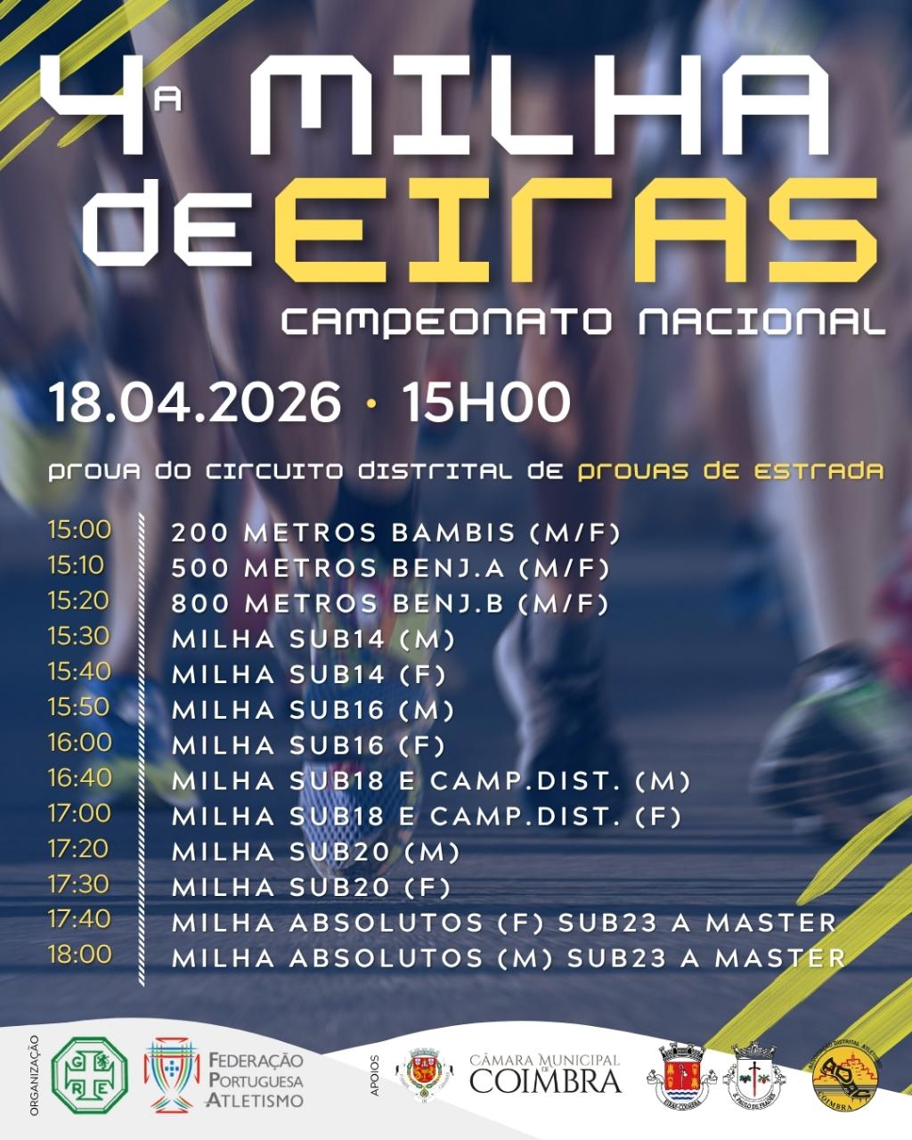 4&ordf; Milha de Eiras e Campeonato Nacional de Milha